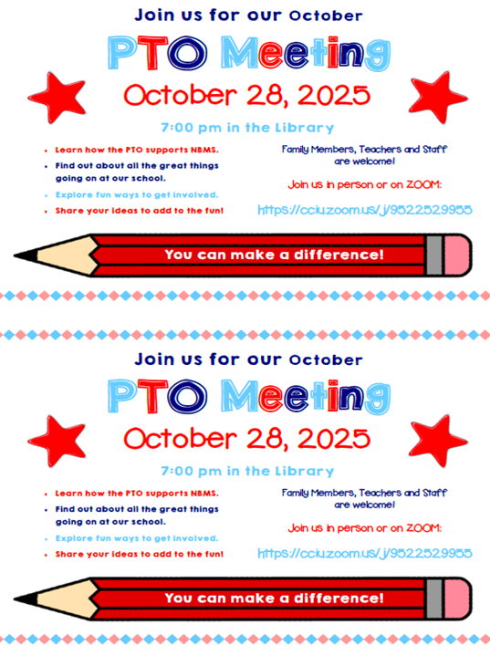 PTO Meeting Flyer