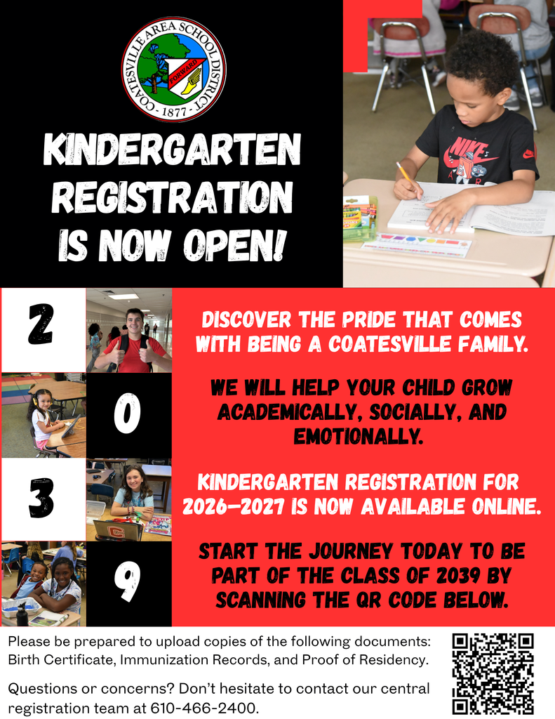 Kindergarten Registration is now open for 2026-27. (English)