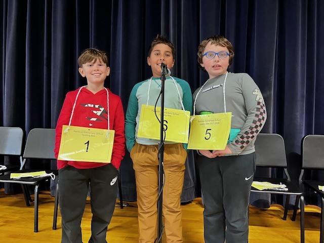 4th Grade Spelling Bee Winners