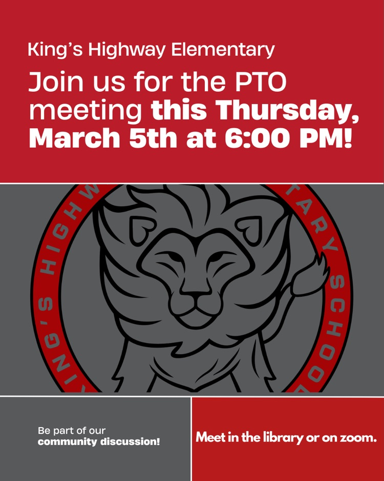 PTO meeting Thursday 3/5 6pm