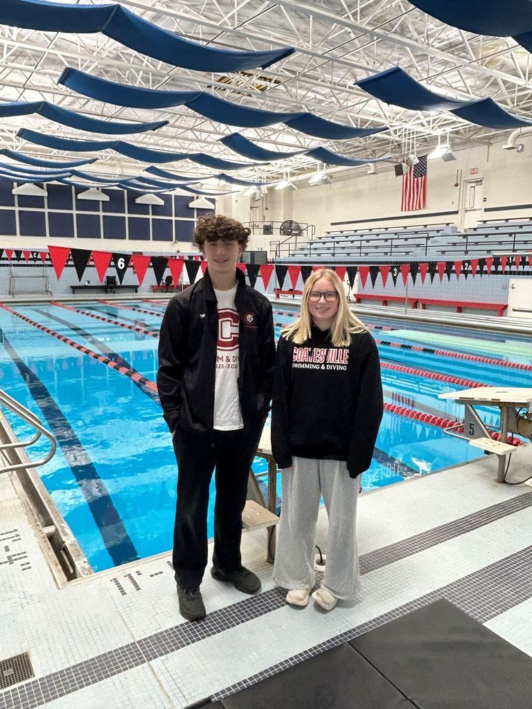 Students going to states for swimming.