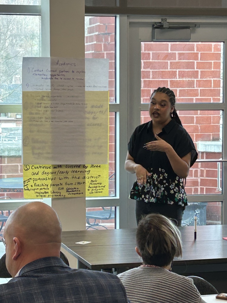 Breakout group #4 presents ideas