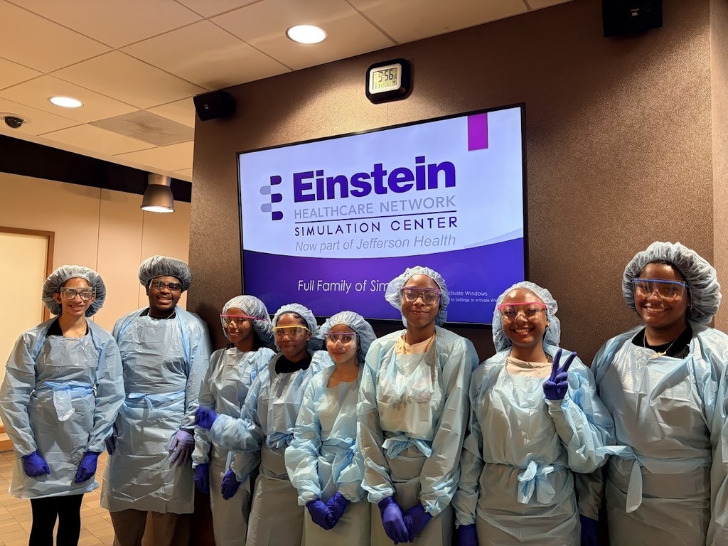 CASD students pictured who attended the Stop the Bleed event as part of the Career Connections Academy.