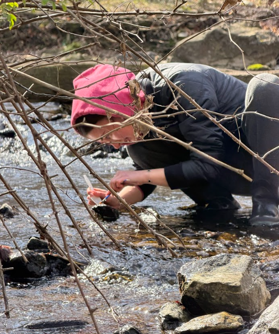 Students conducting environmental sciences experiments at Hibernia Park #6