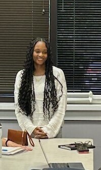 Angel Johnson recognized at the monthly Coatesville Community Education Foundation meeting #2.