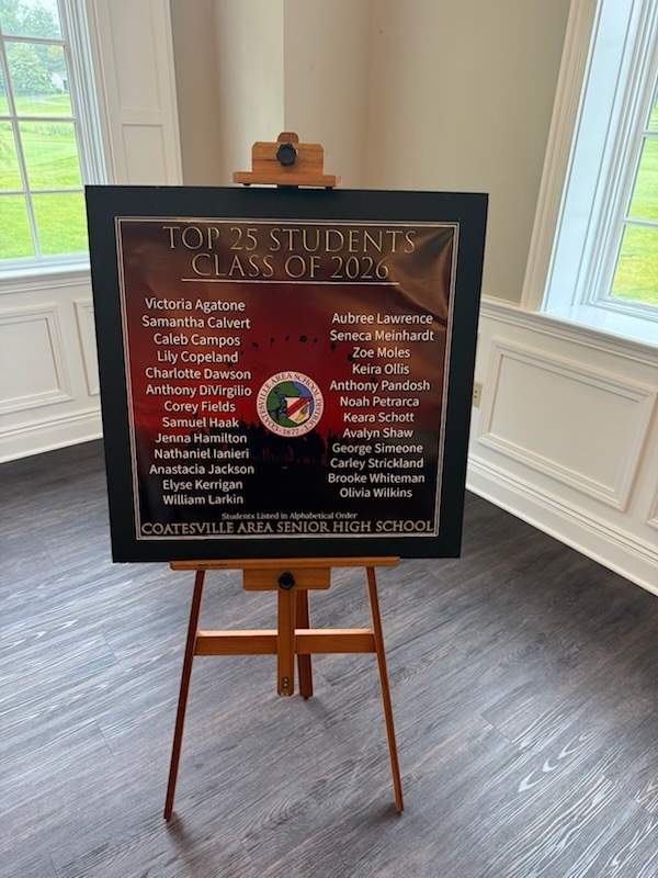 Class of 2026 Top 25 Students sign