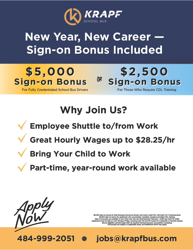 Krapf Now Hiring flyer #2