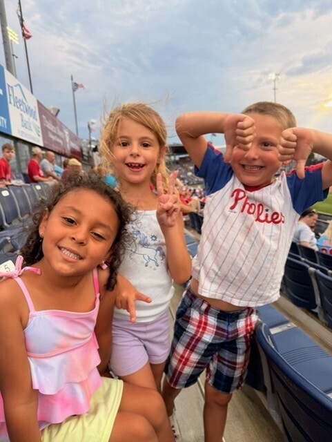 Summer pic of Ava, Claire, and Carter in the summer of 2026 pic #3