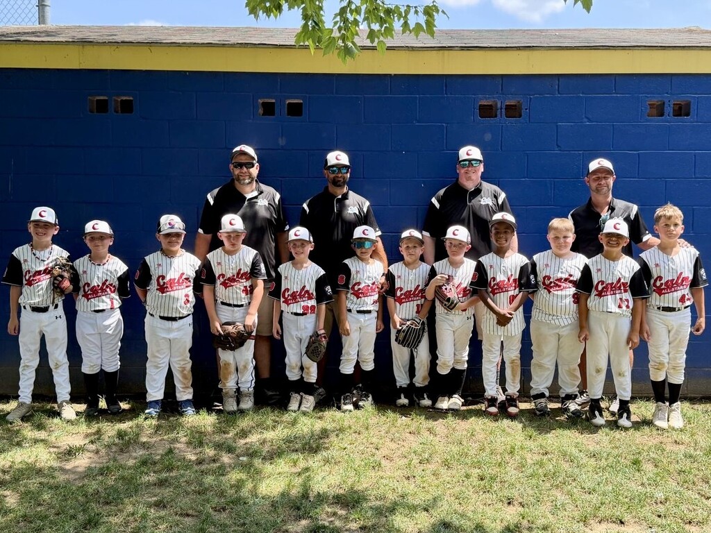 Summer Snapshots 2026 -- Caln 8U Baseball team with many of our students.