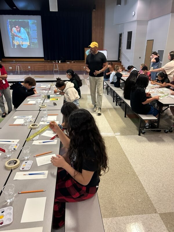 E.B. Lewis visits Rainbow Elementary 2026 summer program pic #8
