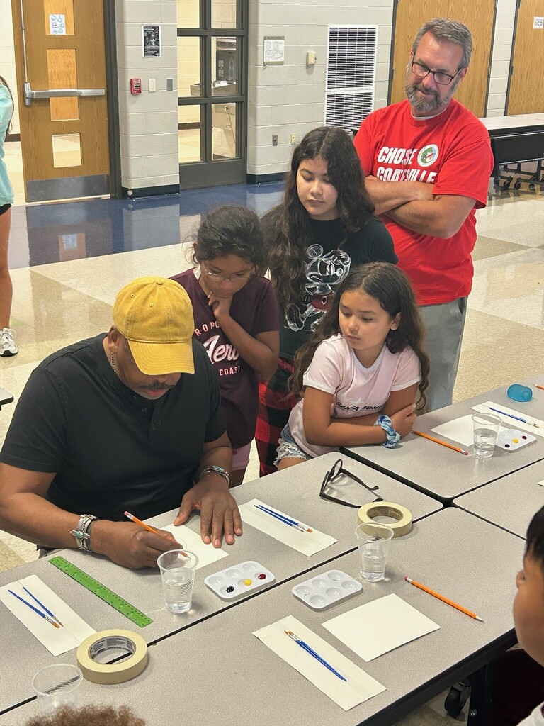 E.B. Lewis visits Rainbow Elementary 2026 summer program pic #6