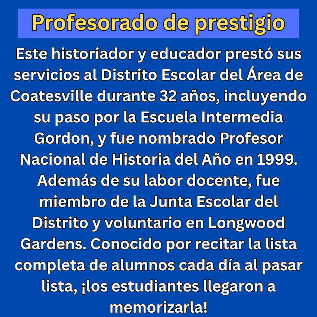 Trivia Tuesday Week 2 Prompt--Prestigious Faculty (Spanish)
