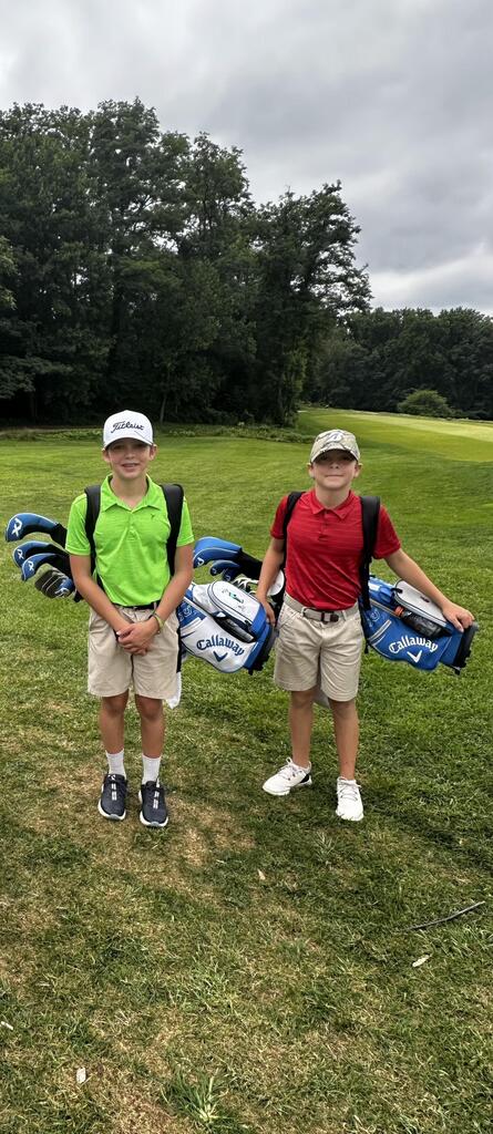 Summer Snapshots 2026 -- Kerns brothers playing golf.