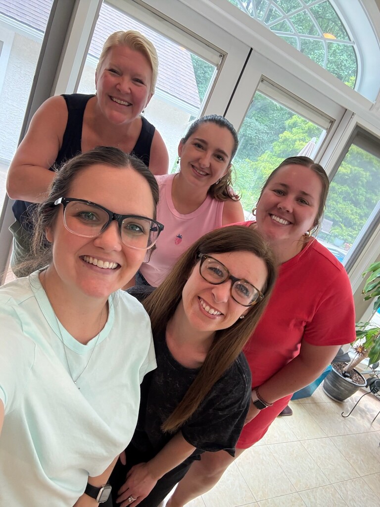 The second-grade team at Doe Run Elementary School--Meg Sebastianelli, Emily Welsh, Miranda Greeley, Alyssa Gulatieri, and Brittany Flynn