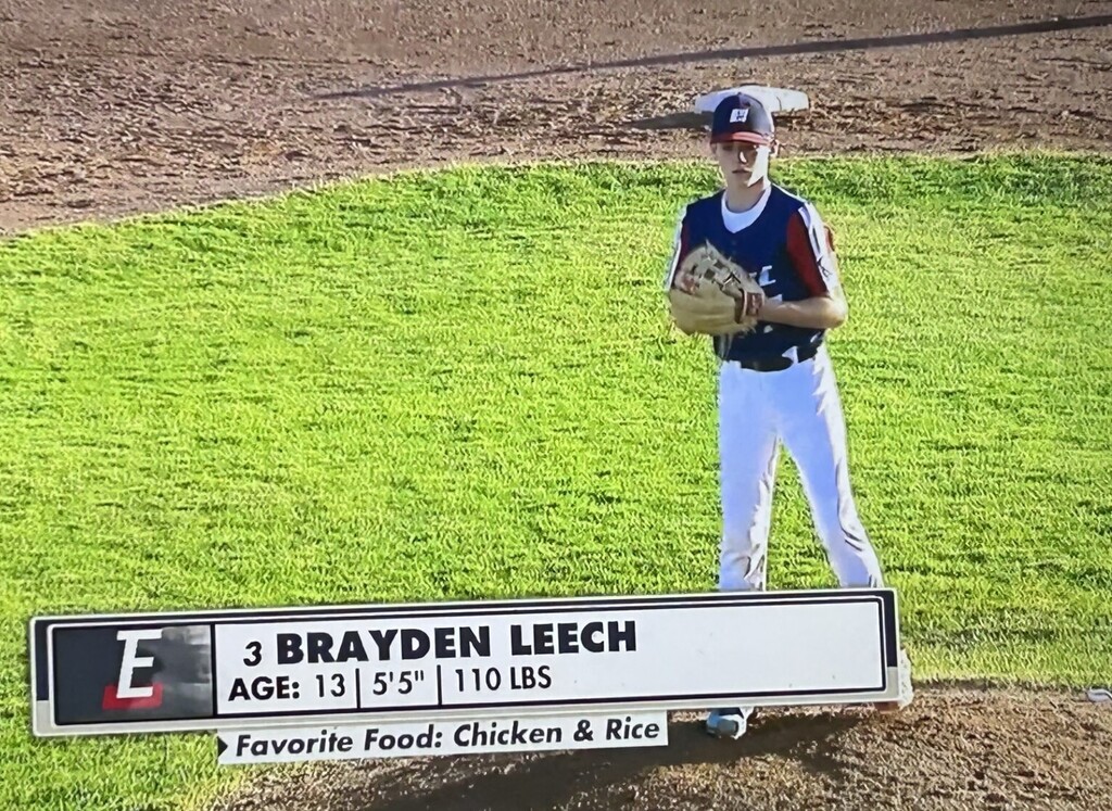 Summer Snapshots 2026 -- Brayden Leech Baseball Pic #10