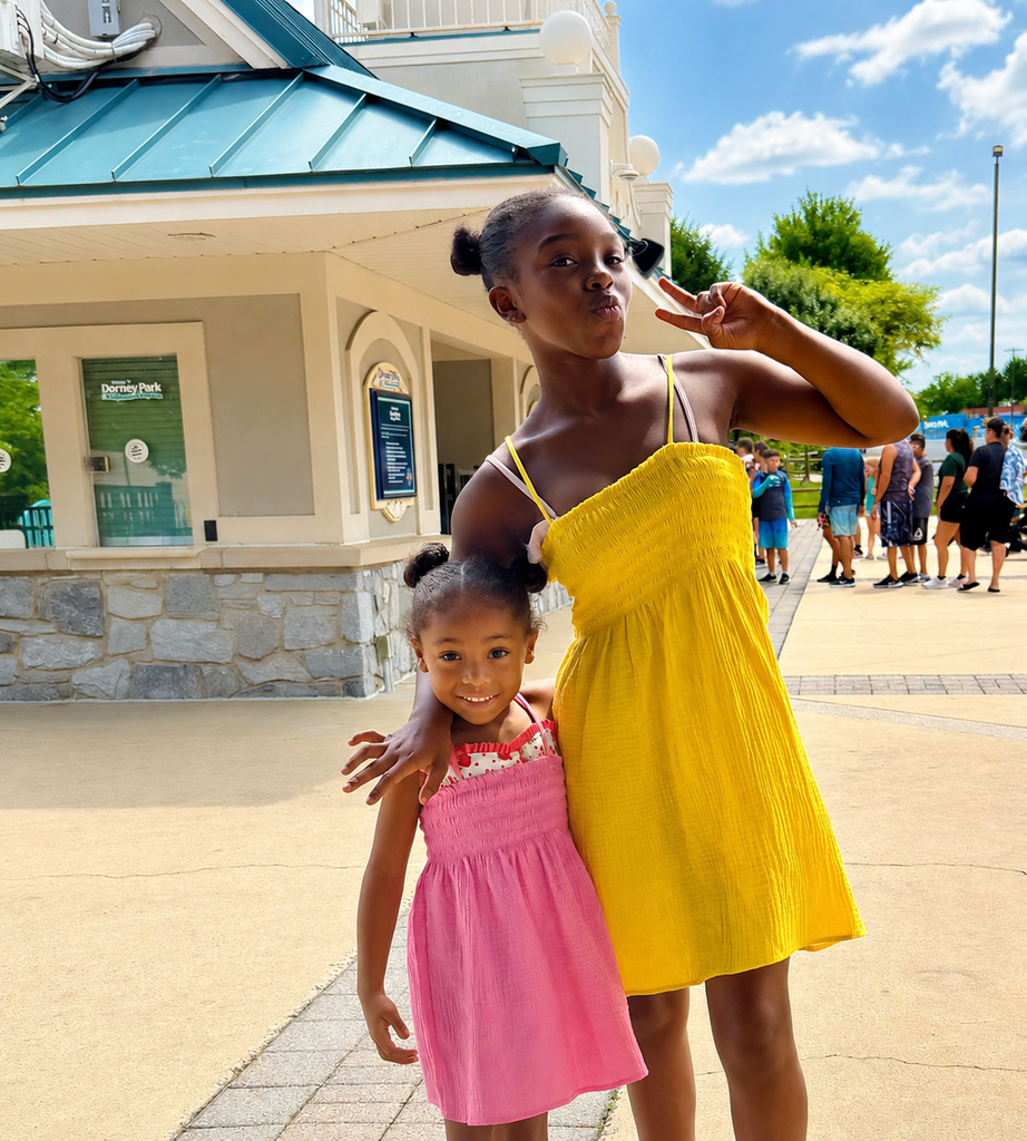 Summer Snapshots 2026--Jennings Girls at Dorney Park