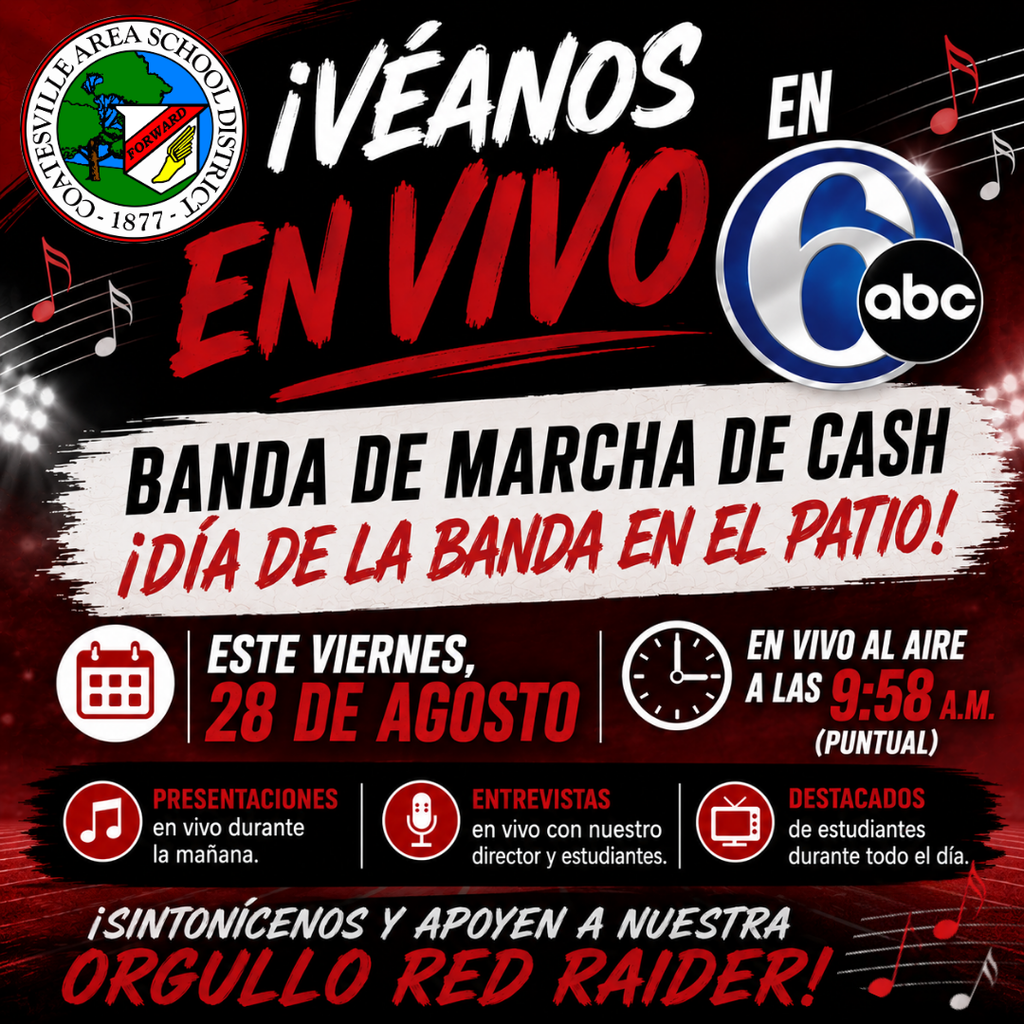 Band on the Yard at 6ABC graphic (Spanish)