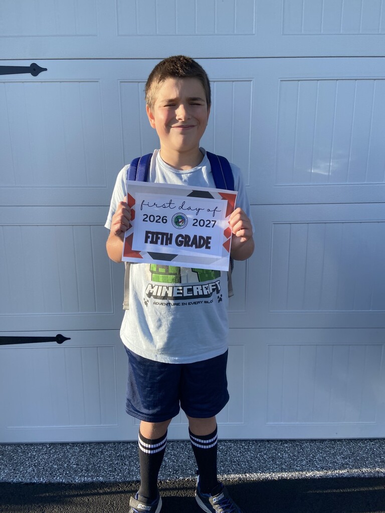 First Day of School at Doe Run: Benjamin Huller