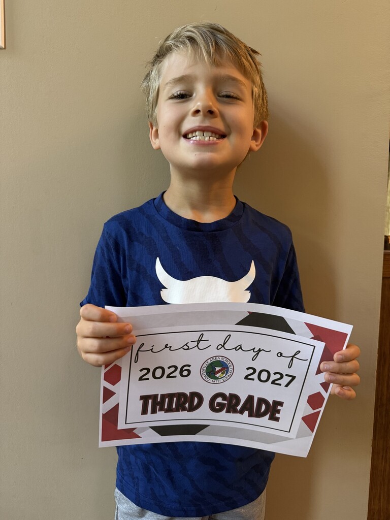 First Day of School at Doe Run: Fritz