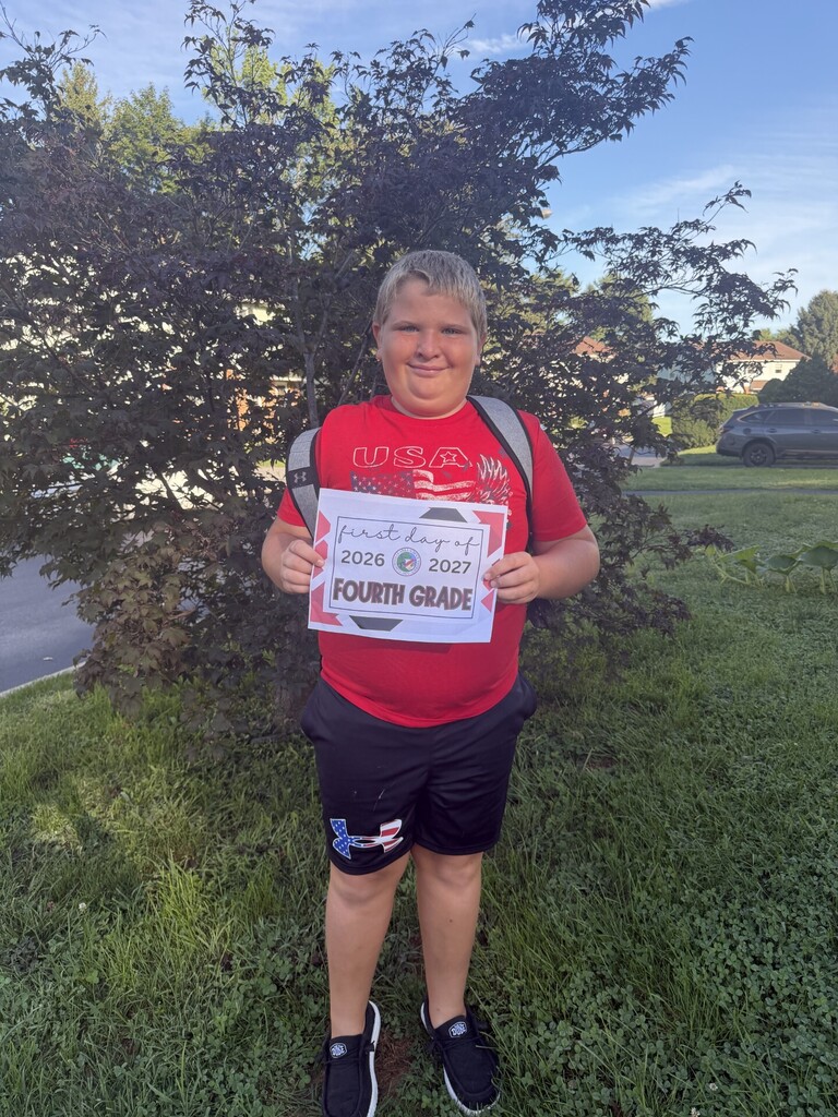 First Day of School at Doe Run: Maddox Newman