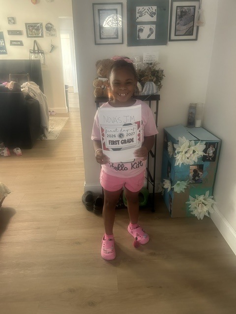 First Day of School at Doe Run: Nova Jacobs-Matthews