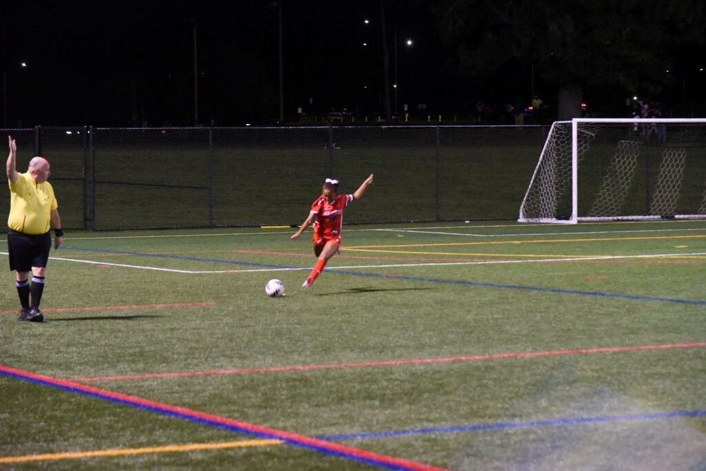 Girls Soccer Game on September 24, 2026 player#1