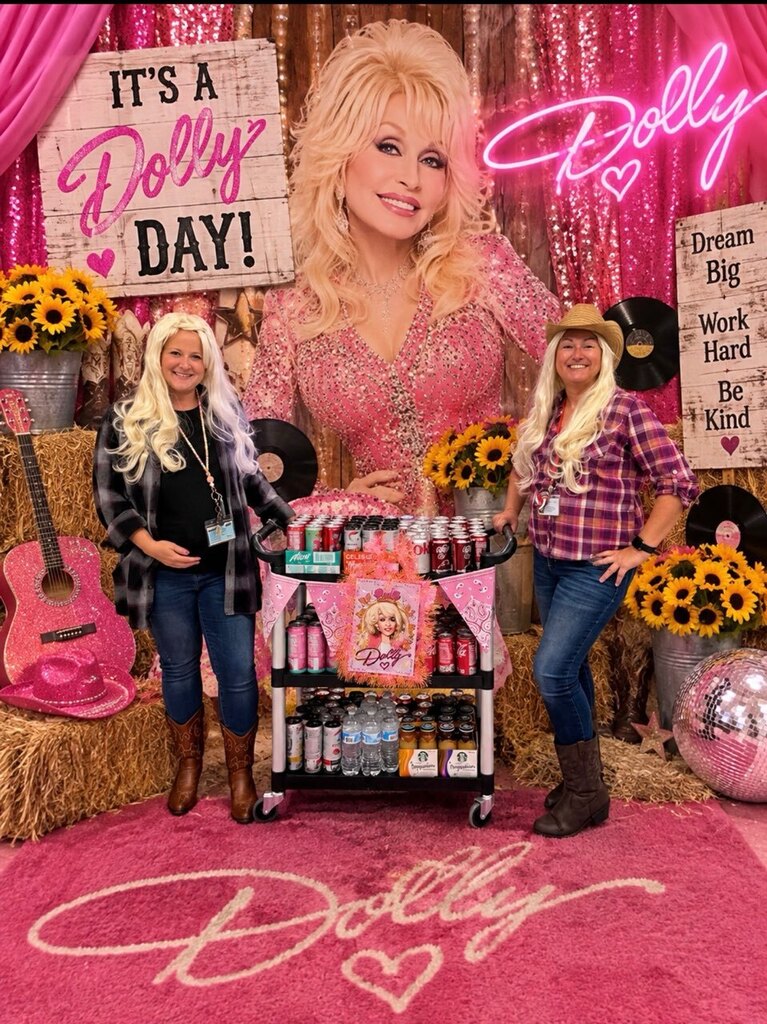 Doe Run Staff on 9-2-5 day honoring Dolly Parton pic#6