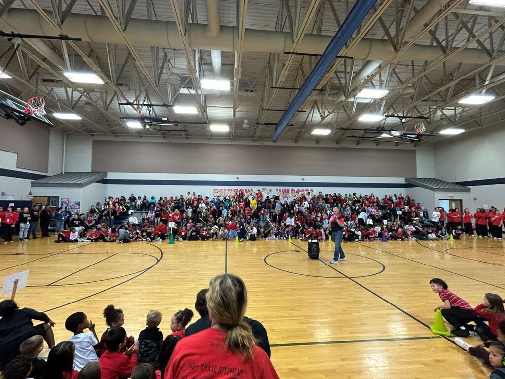 PBIS Pep Rally at Rainbow Elementary on Friday, September 25, pic#4