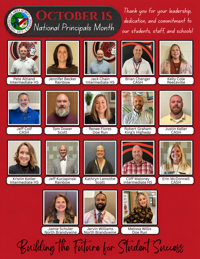 National Principals Month flyer: October 2026