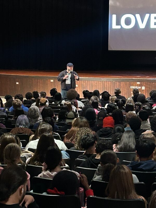 Motivational speaker Carlos Ojeda Jr. visits Coatesville Area Senior High School on Friday, October 16, pic#2