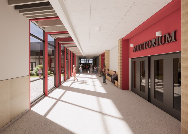 Interior - Auditorium Corridor