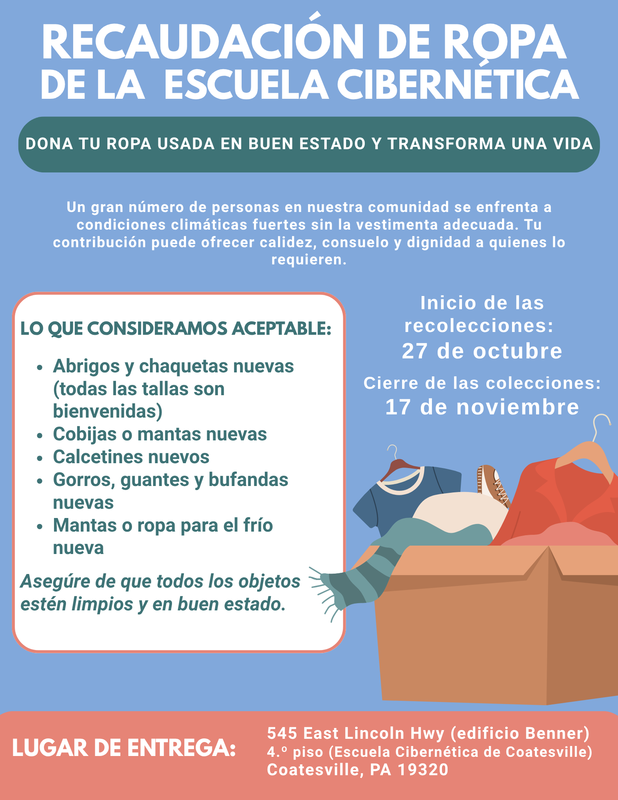 CCA Clothing Drive_Spanish