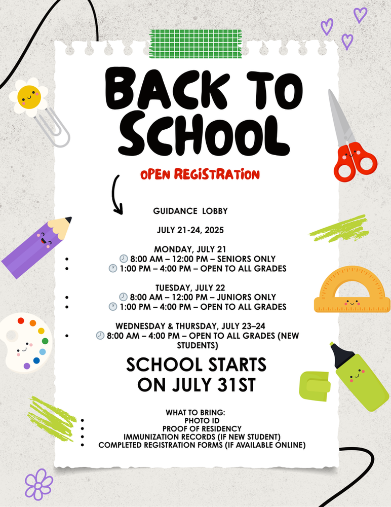 25-26 Back to School Registration