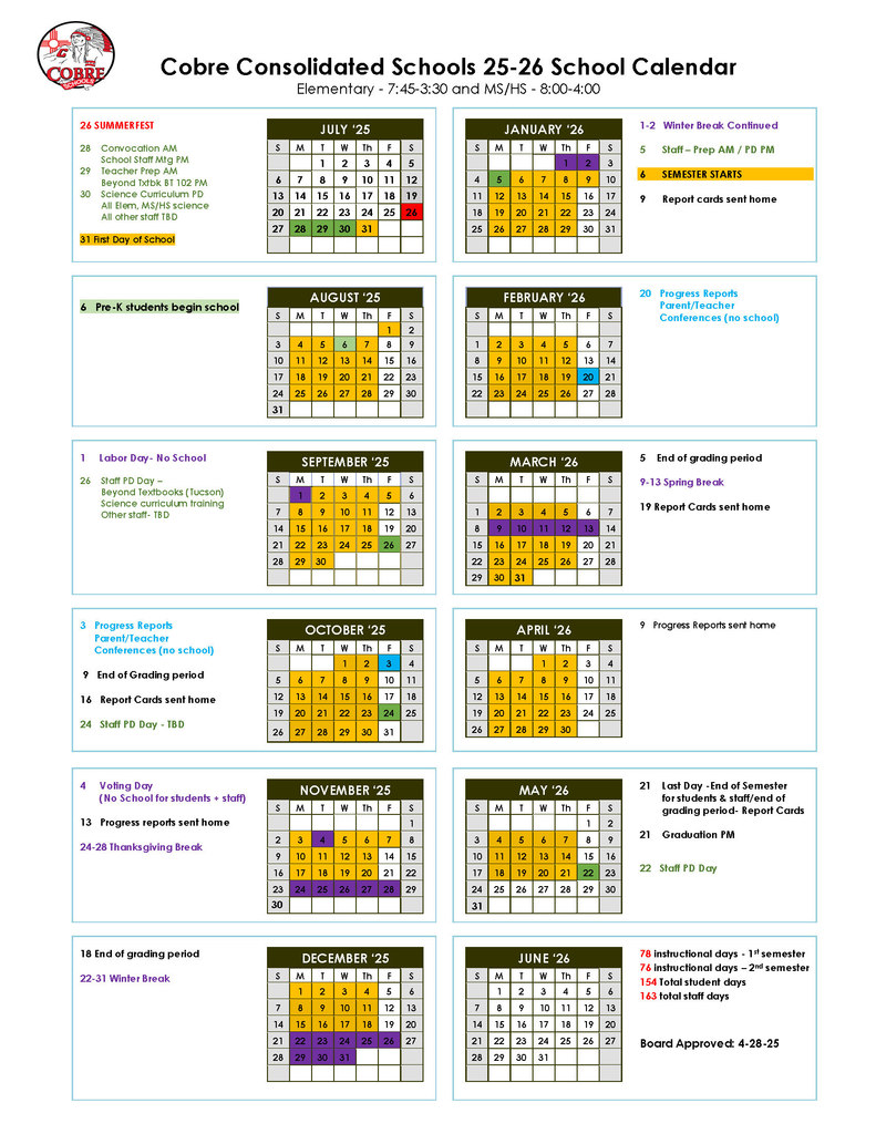 CCSD 25-26 School Calendar (approved 4-28-25)