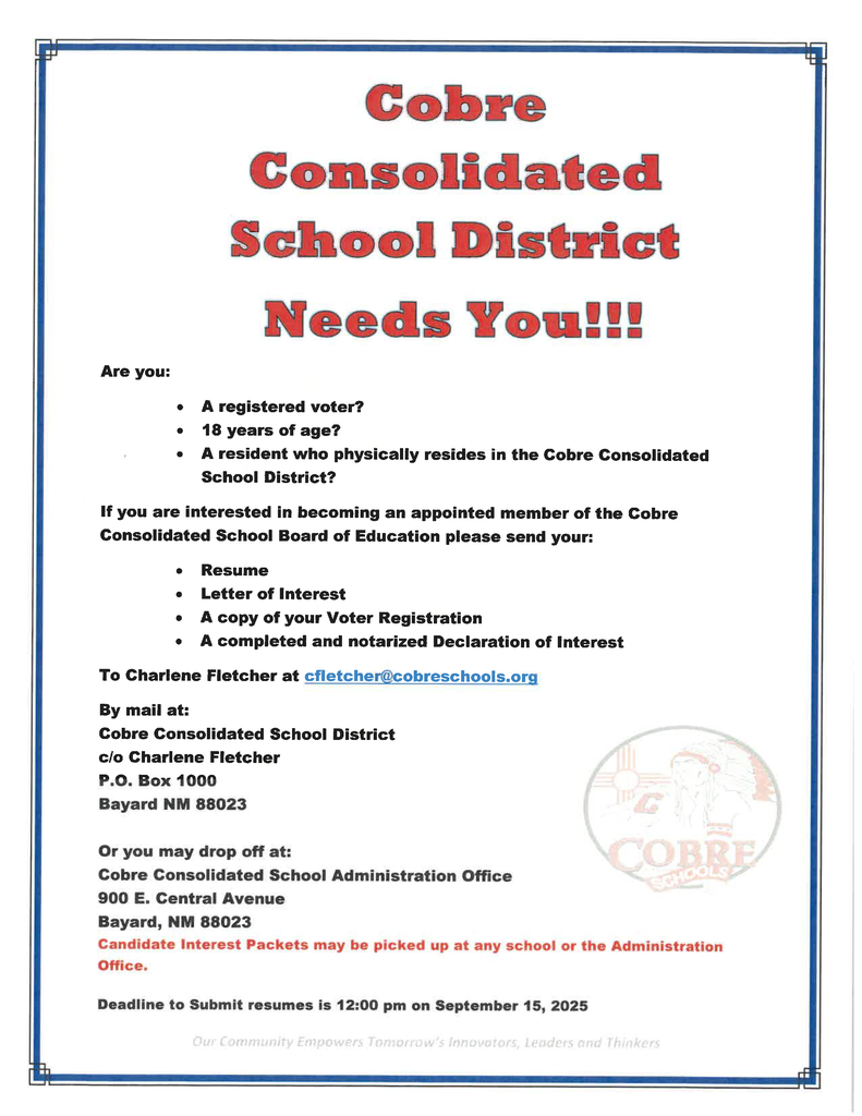 recruitment flyer