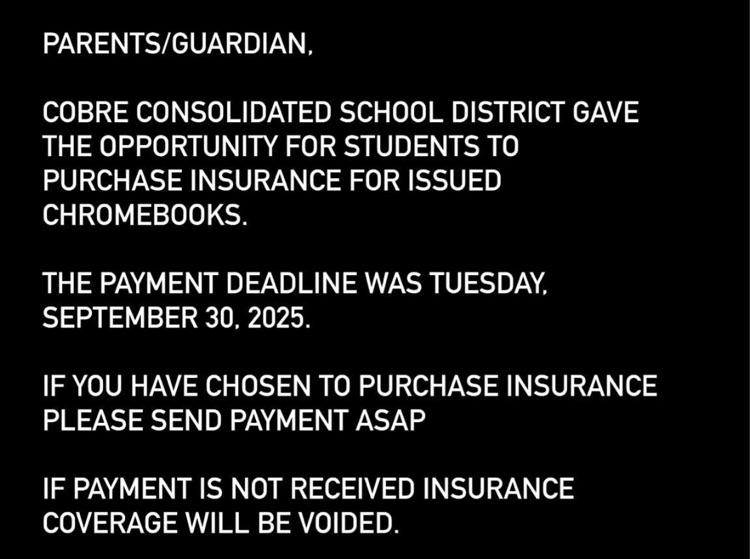 CHROMEBOOK INSURANCE 
