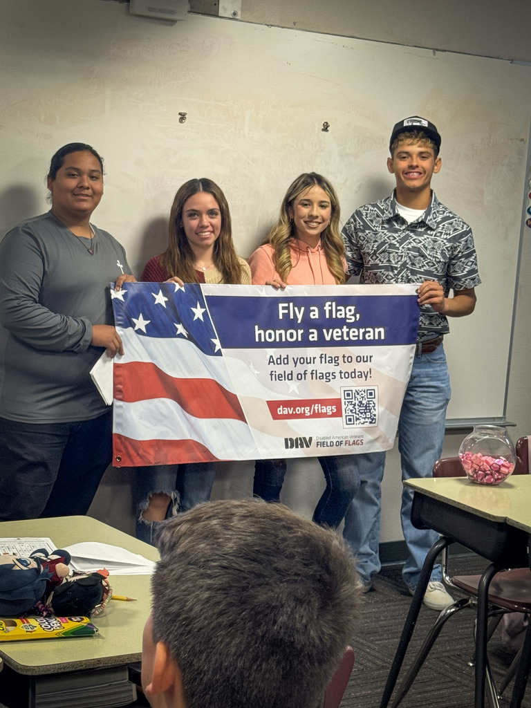 Students raise money for flag day