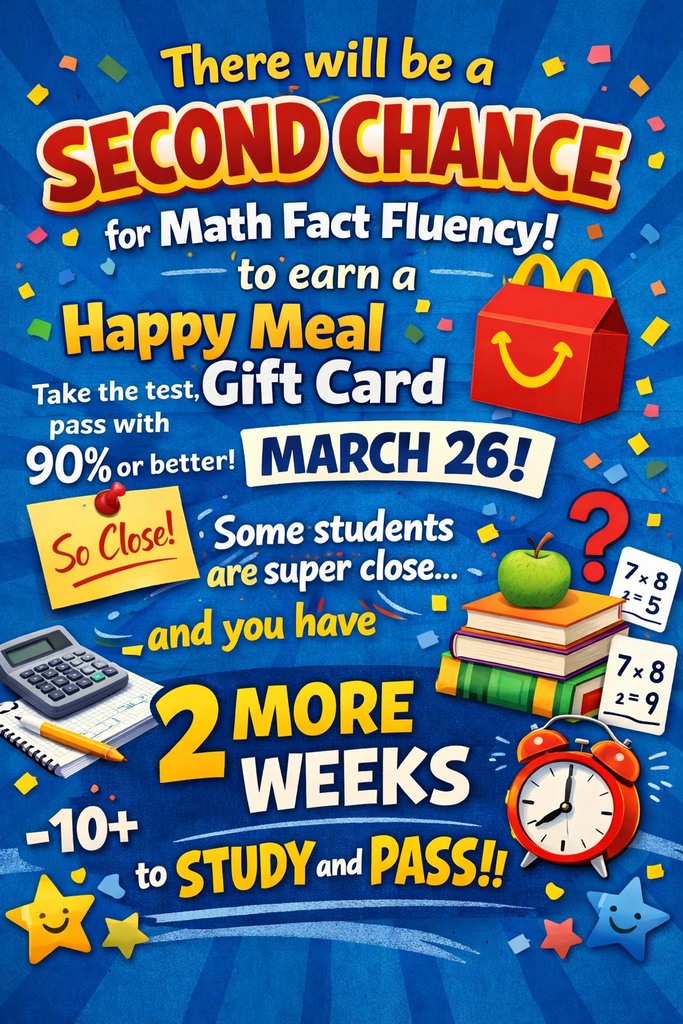 Second Chance math fact fluency
