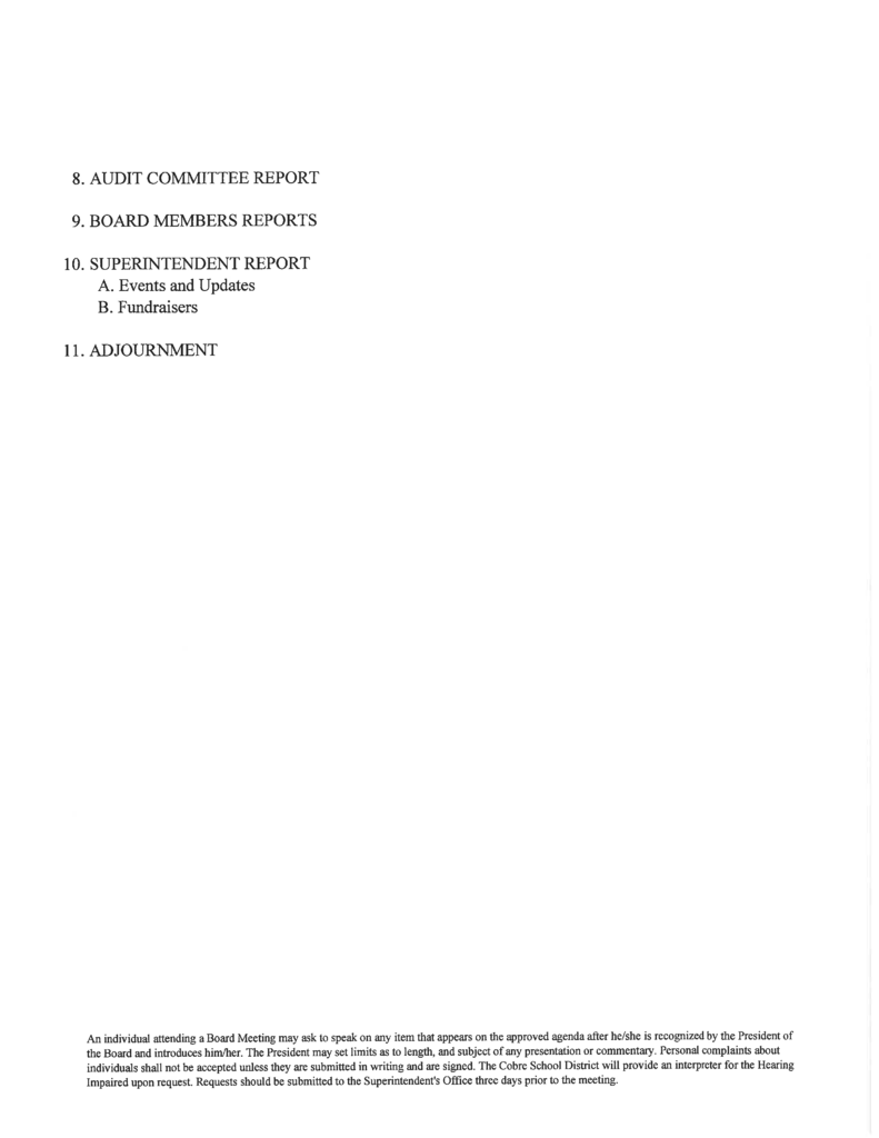 Agenda Page 2