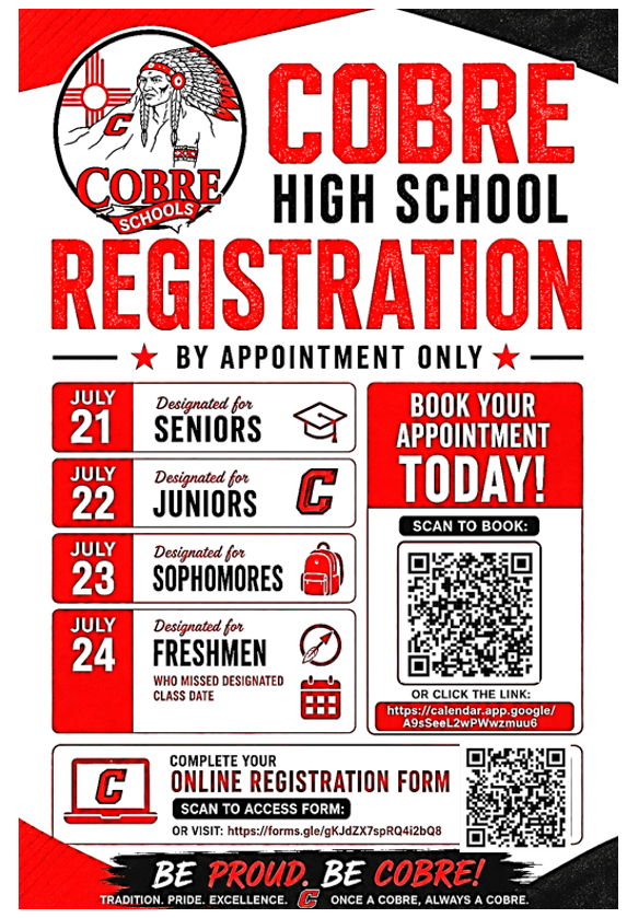 CHS Registration Flyer