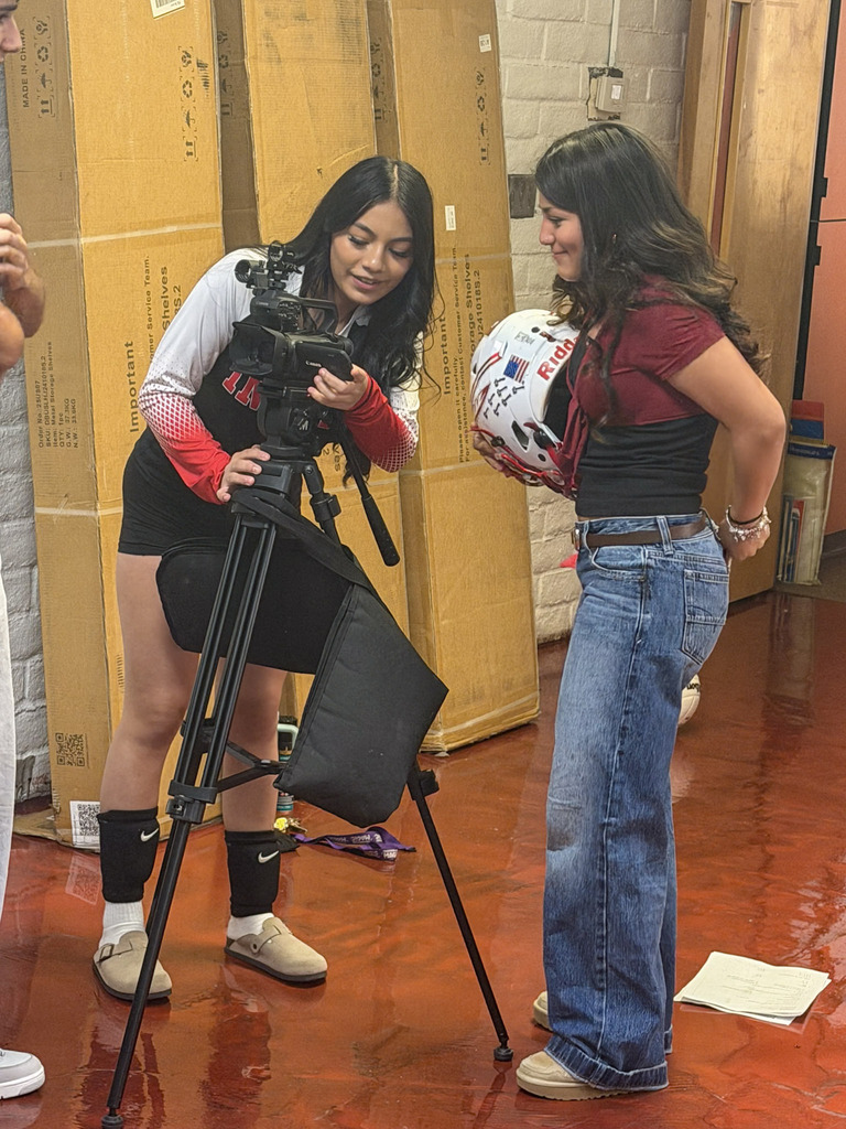 media students working the camera