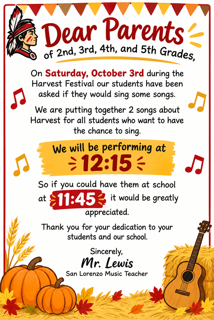 Music at Harvest Festival