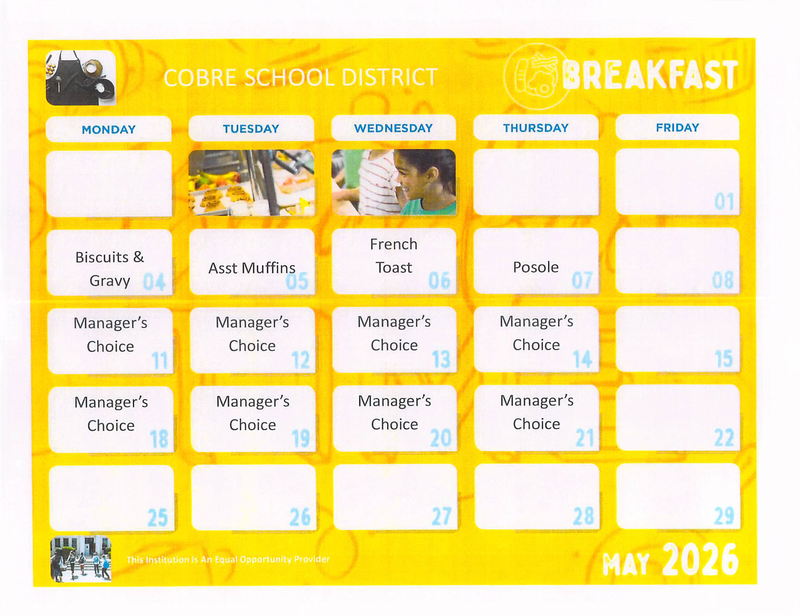 Breakfast Menu