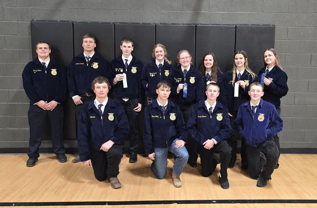 FFA members competing at CDE #1 in North Platte!