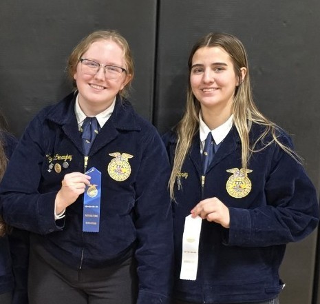 Kynzee McConaughey & Rachel Farley - State Degree Participants