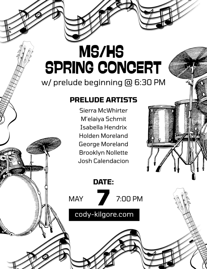 MS/HS Concert Announcement