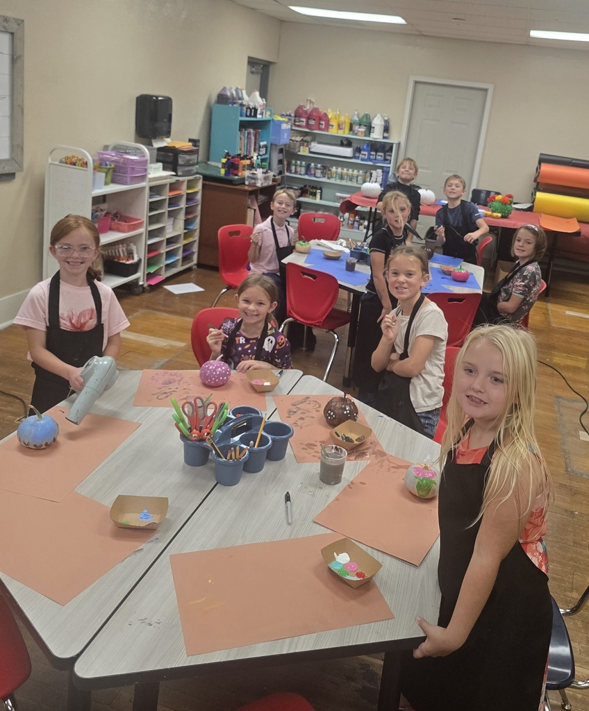 2nd grade pumpkin painters