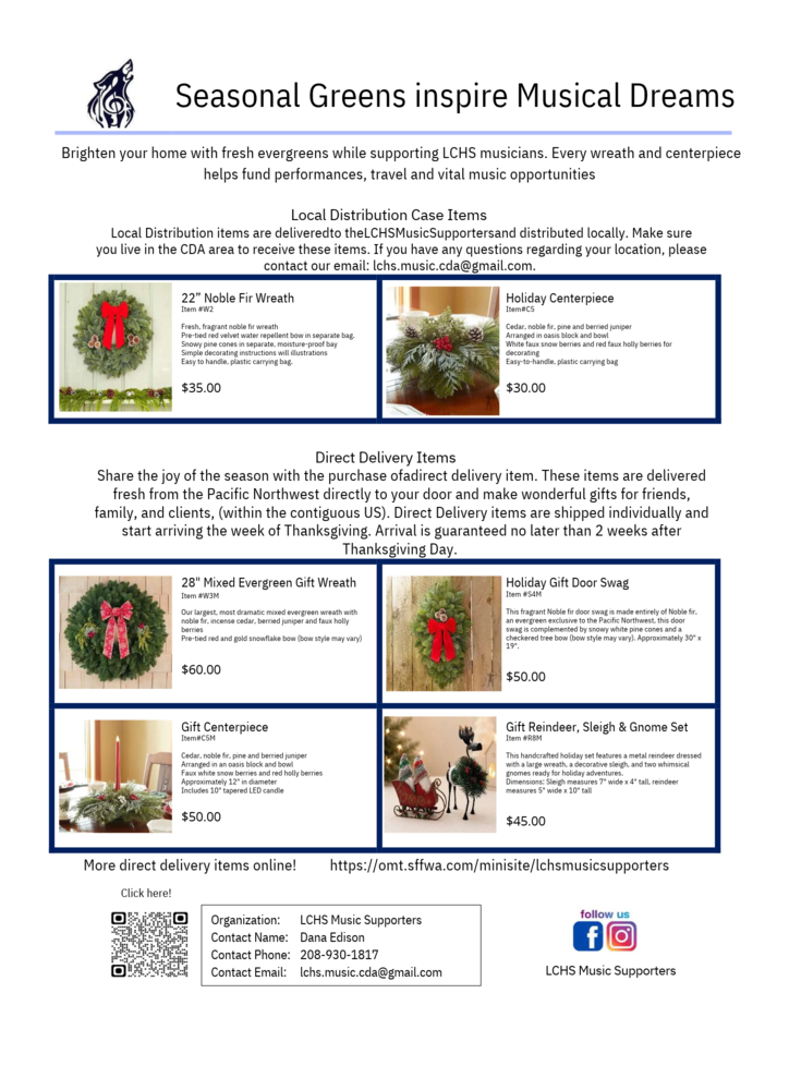 wreath fundraiser