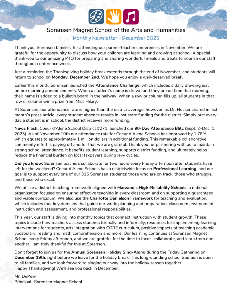 December 2025 Newsletter