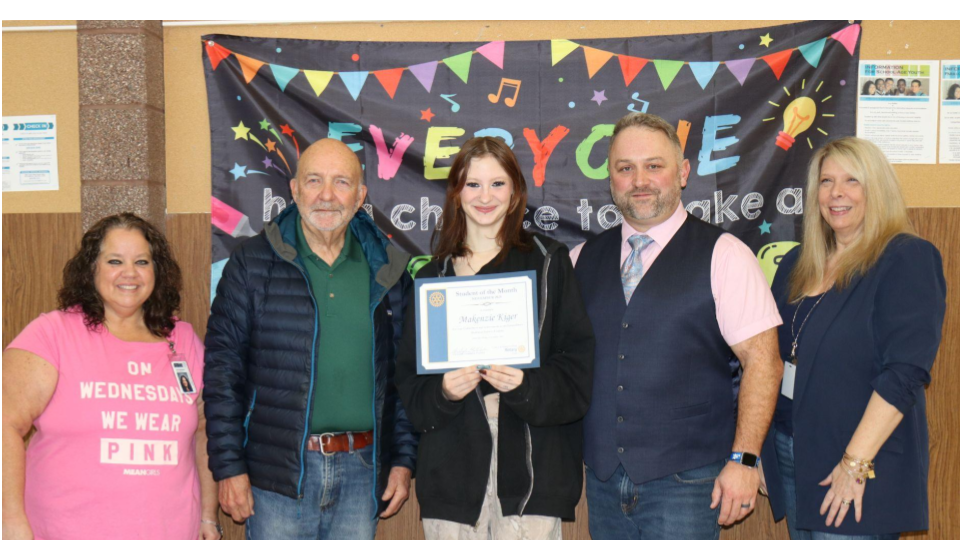 Makenzie Kiegr Senior of the Month